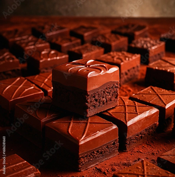 Obraz Decadent Chocolate Brownies