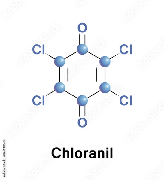Fototapeta Chloranil is a quinone