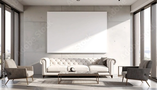Fototapeta Modern living room interior