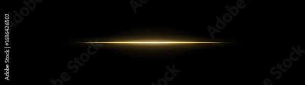 Fototapeta Neon light beam. Glowing horizontal rays in blue, pink, yellow, and green shades on dark and transparent backgrounds, suitable for UI, sci-fi, motion, speed, and energy visuals.