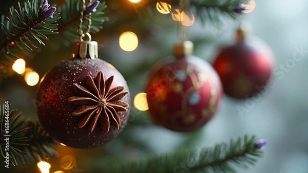 Fototapeta Octagonal colored ball scene shooting