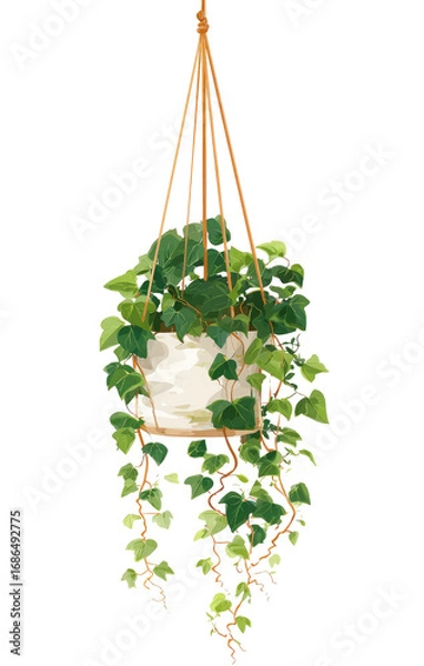 Obraz Hanging planter with ivy (1)