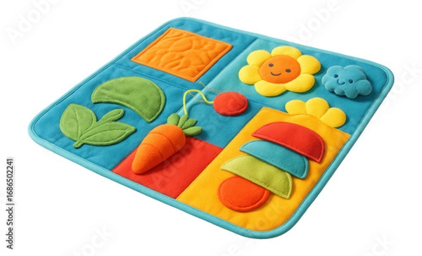 Fototapeta Pet play mat with interactive features