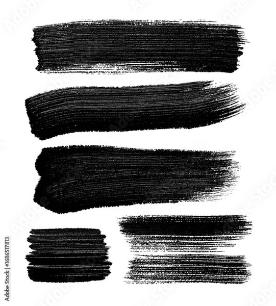 Fototapeta Abstract dark brushstrokes