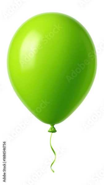 Fototapeta Neon green balloon