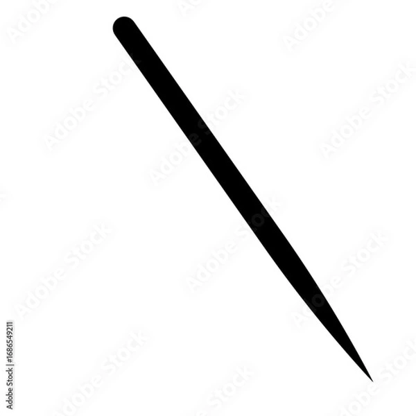 Fototapeta pencil isolated on white background