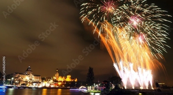 Obraz pokaz fajerwerków