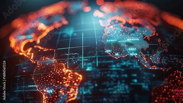 Fototapeta Key milestones and strategic goals for an effective digital transformation framework