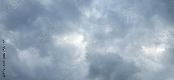 Obraz time lapse clouds