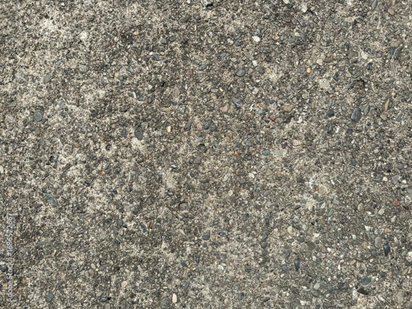 Fototapeta 地面、砂利、コンクリート、石、テクスチャ、質感、背景素材、ザラザラ