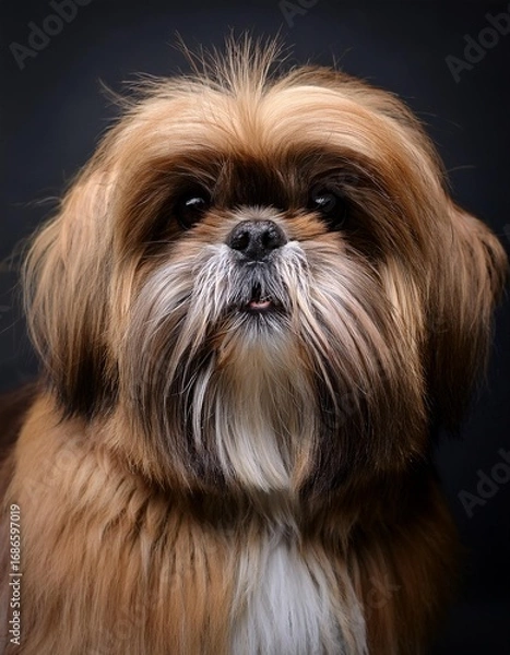 Obraz Lasha Apsa dog, AI generated