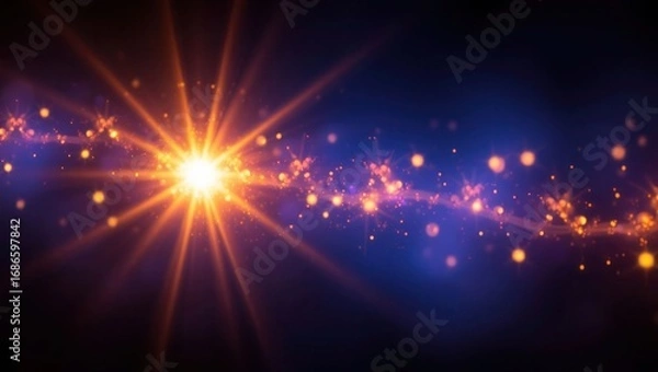 Obraz abstract lights background