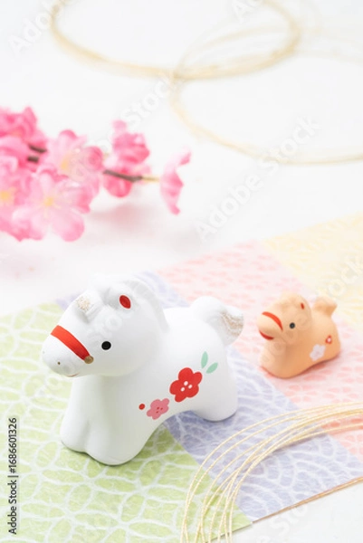 Obraz 新年！2026年午年のイメージ