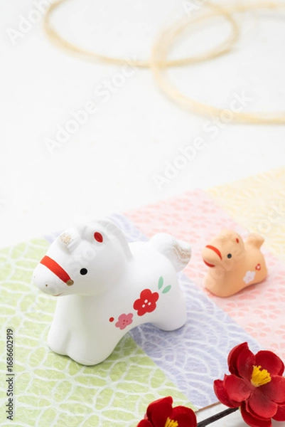 Obraz 新年！2026年午年のイメージ