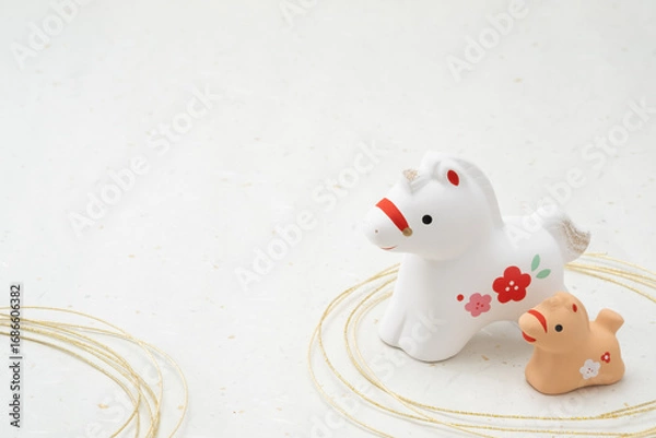 Obraz 新年！2026年午年のイメージ