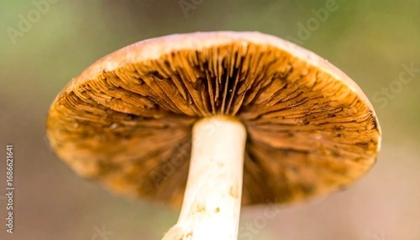 Obraz Underside view of a mushroom