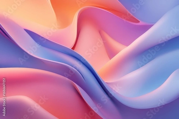 Fototapeta ultra quality picture of Abstract blurred background with waves