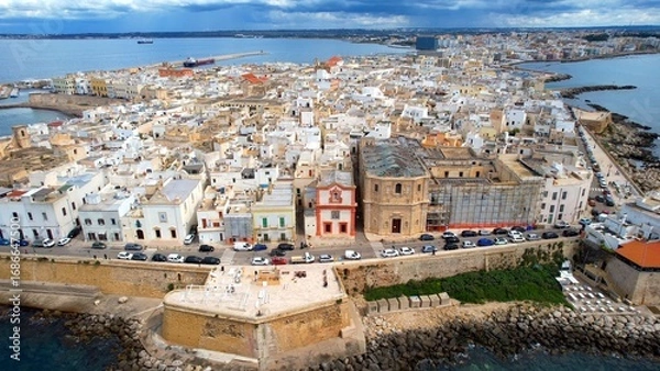 Obraz Gallipoli - Italy, Apulia - Aerial drone view