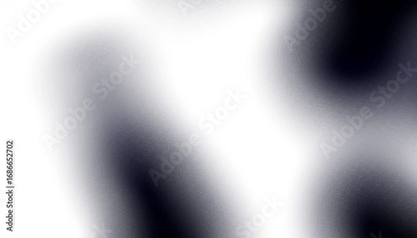 Fototapeta Digital noise overlay transparent gradient. Monochrome texture. Nostalgia, vintage, retro 80s, 90s style. Abstract grunge background. Wall, wallpaper, template, print