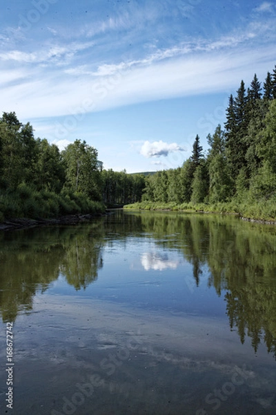 Obraz Calm on the Whitefish River