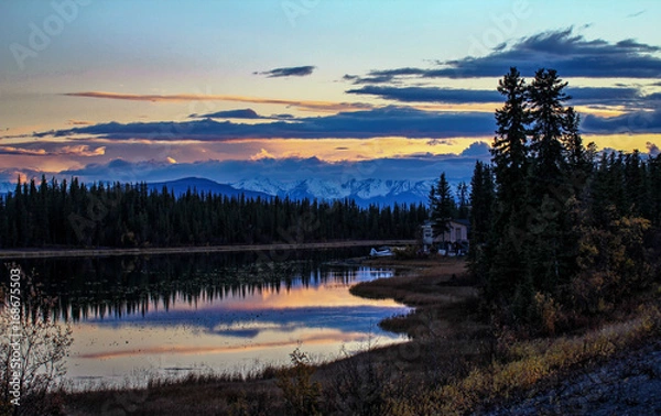 Obraz Dusk in East Alaska