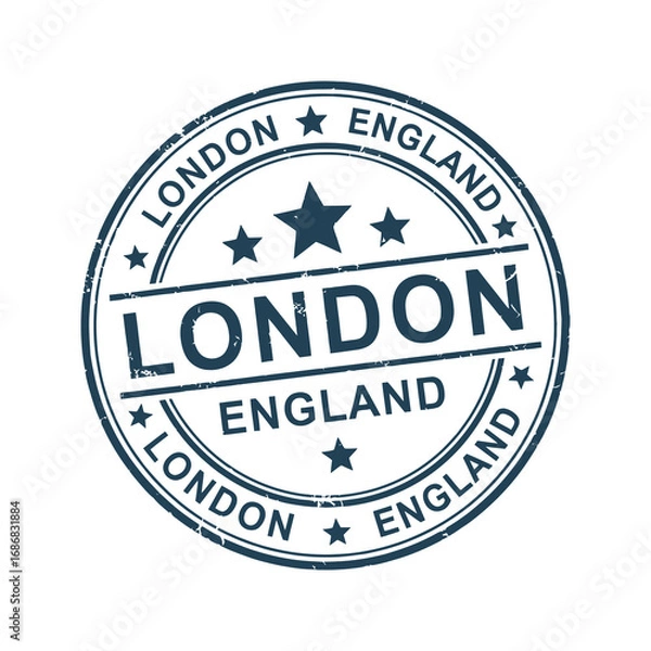 Fototapeta Vintage london england stamp design
