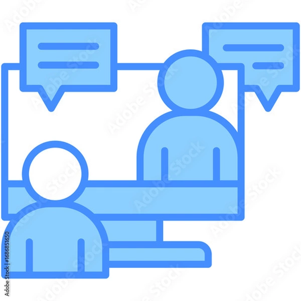 Obraz Online Discussion Icon