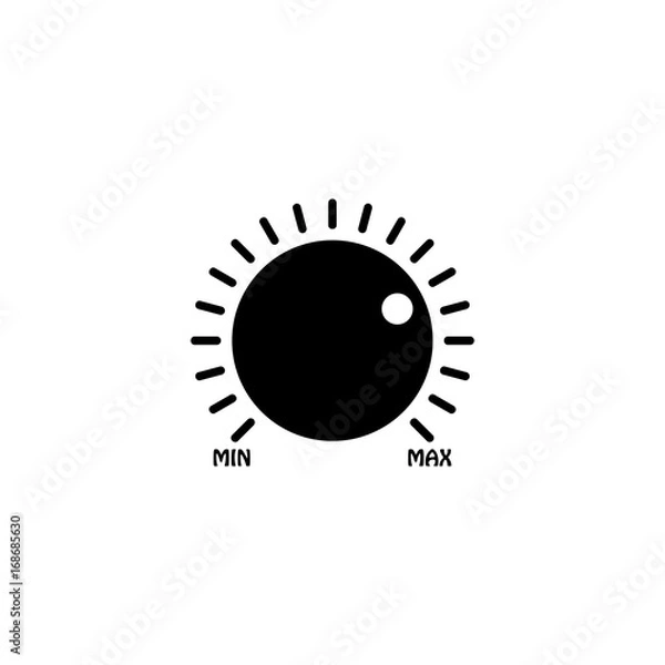 Fototapeta Volume control vector icon