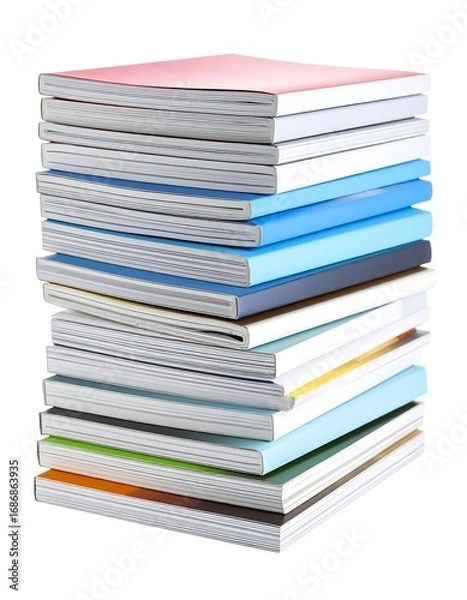 Fototapeta Stack of magazines