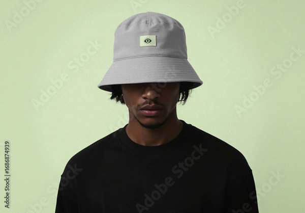 Obraz Bucket Hat with Model Mockup