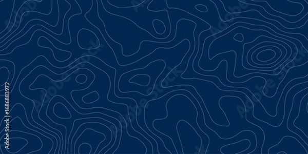 Fototapeta Topographic map patterns, topography line map. Vintage outdoors style, Topography map background. Vector geographic contour map.