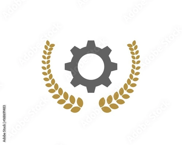 Obraz Farmer Solution / Agricultural machinery Logo Concept