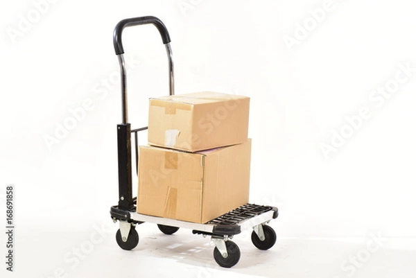 Obraz 台車と荷物