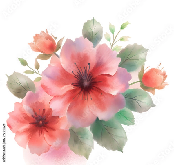 Obraz Pink carnation flowers