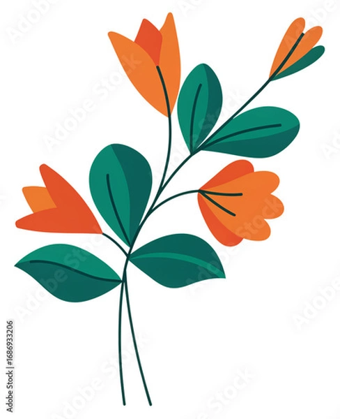 Obraz Abstract floral background