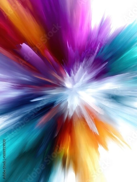 Fototapeta Vibrant Abstract Explosion of Colors