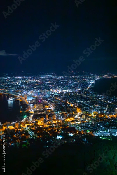 Fototapeta 函館山から見た函館の夜景