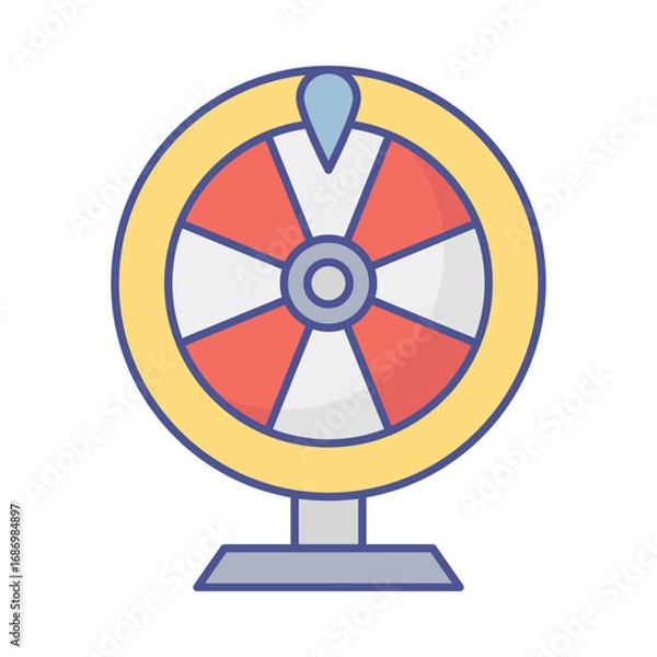 Obraz Roulette Vector icon which can easily modify or edit