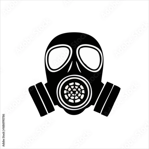 Obraz dangerous substance icon vector, dangerous science substance warning icon