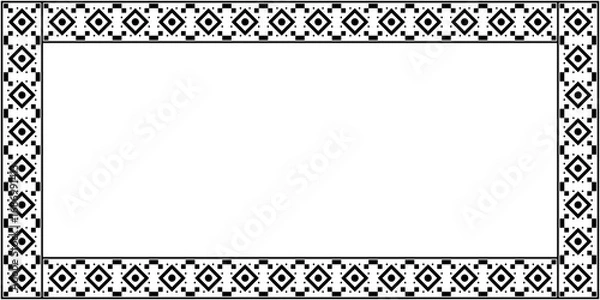 Fototapeta Seamless Transparent Art Deco Geometric Pattern for Background Layout Template