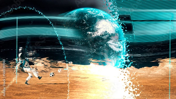 Obraz Glitch Distortion Effect