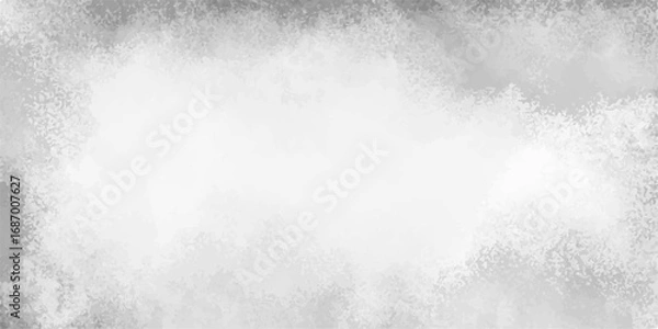 Fototapeta An abstract, bright blue sky with a misty, smokey texture and a grunge paper background with water drops. Grunge texture white and black. Sketch abstract to Create Distressed Effect. Overlay Distress