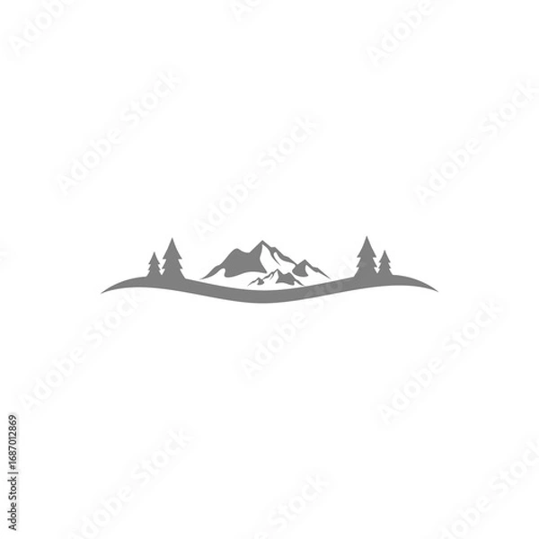 Obraz mountain logo