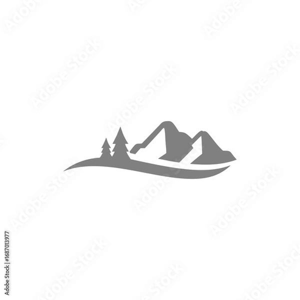 Obraz mountain logo