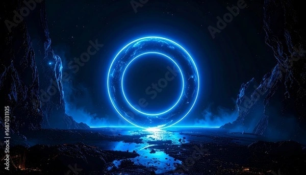 Obraz Cosmic Circle Horizon