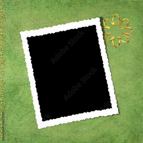 Fototapeta Abstract background with frame