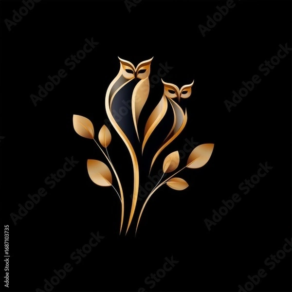 Obraz abstract floral background