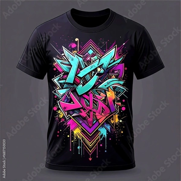 Obraz Vibrant graphic tee