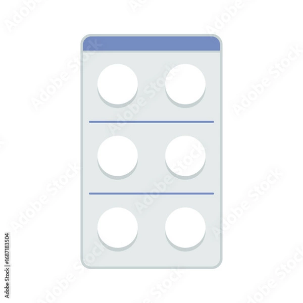 Fototapeta シンプルな薬（錠剤シート） のアイコン