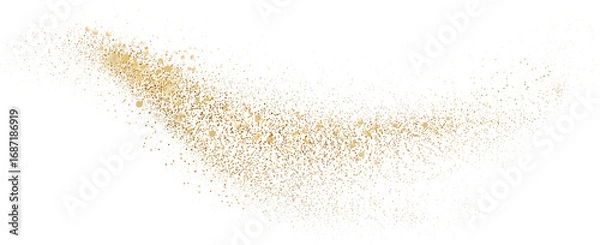 Fototapeta Abstract Shiny Gold Glitter design element. Golden Shimmer Splash. New Year, Merry Christmas, Birthday greeting card and invitation Design Element. Luxury Sparkle Background design